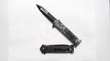 Grim Reaper 8 Inch Split Blade Spring Assisted Folding Pocket Knife