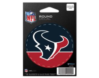 Houston Texans WinCraft 3" Round Decal