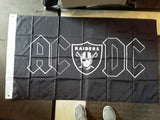 Las Vegas Raiders NFL AC DC  Flag 3ft x 5ft Polyester