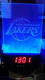 ***50OFF*** Los Angeles Lakers NBA Color-Changing LED Military Time Clock Night Light Lamp