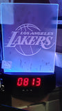 ***50OFF*** Los Angeles Lakers NBA Color-Changing LED Military Time Clock Night Light Lamp