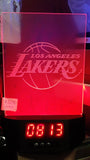 ***50OFF*** Los Angeles Lakers NBA Color-Changing LED Military Time Clock Night Light Lamp