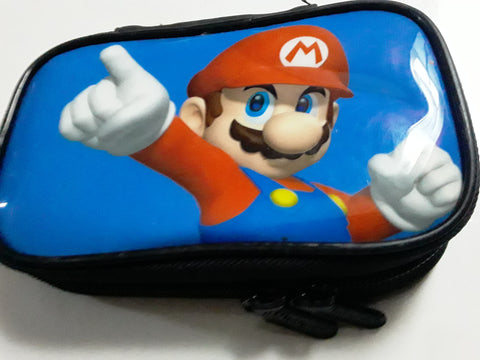 Mario Nintendo 3DS Soft Blue Storage Carrying Case