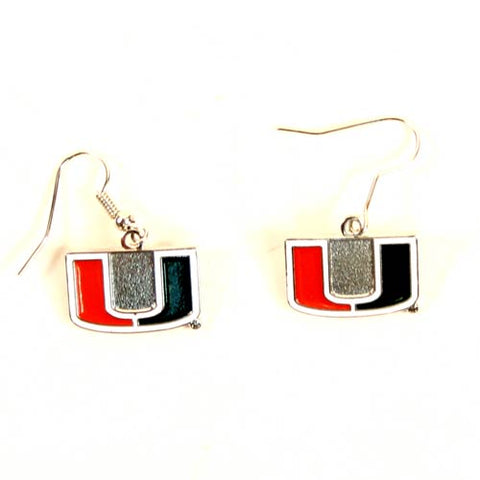 ***50OFF*** Miami Hurricanes NCAA Dangle Earrings