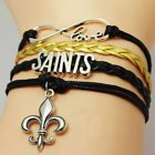 ***50OFF*** New Orleans Saints Infinity Love NFL Bracelet