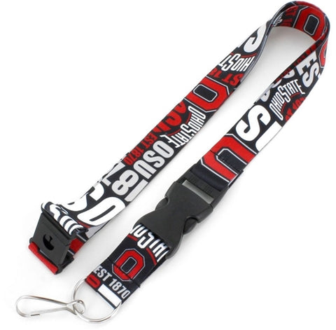 Ohio State Buckeyes NCAA Dynamic Lanyard Key Chain