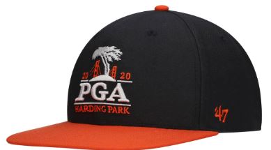 PGA Golf 2020 Championship '47 Sure Shot 2-Tone Captain Snapback Hat - Navy