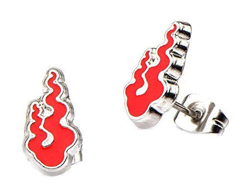 POKEMON CHARACTER STUD EARRINGS (FIRE TYPE)