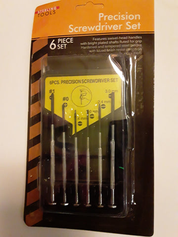 6-Piece Precision Screwdriver Set BRAND NEW