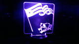 Puerto Corqui Frog & Flag Color Changing LED Night Light