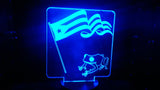 Puerto Corqui Frog & Flag Color Changing LED Night Light