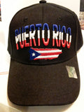 Puerto Rico Flag Velcro Adjustable Baseball Cap Hat