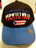 Puerto Rico Flag Velcro Adjustable Baseball Cap Hat