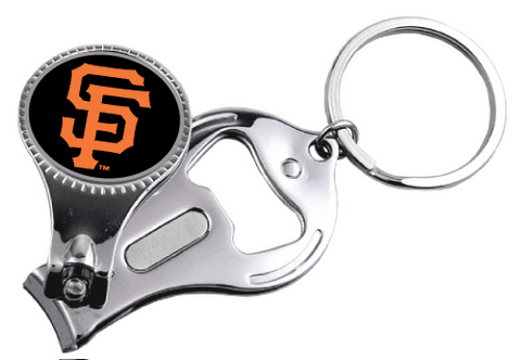 ***50OFF*** San Francisco Giants MLB 3 in 1 Metal KeyChain Bottle Opener Nail Clipper