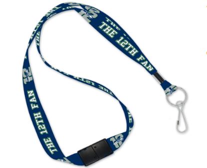 Seattle Seahawks NFL WinCraft 12th Fan Breakaway Lanyard Keychain