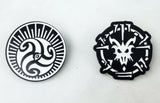 Skyrim Eye of Magnus & Thu'um Master Enamel Pin Set Loot Crate  Exclusive