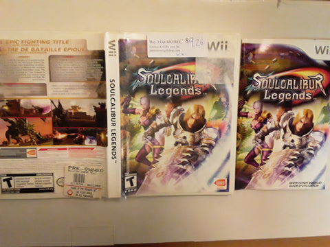 Soul Calibur Legends Used Nintendo Wii Video Game