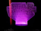 Star Wars Logo LED Night Light Lamp