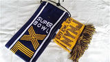 ***50OFF*** Seahawks vs. Broncos Super Bowl XLVIII 48 NFL 60x7 Wordmark Acrylic Knit Scarf