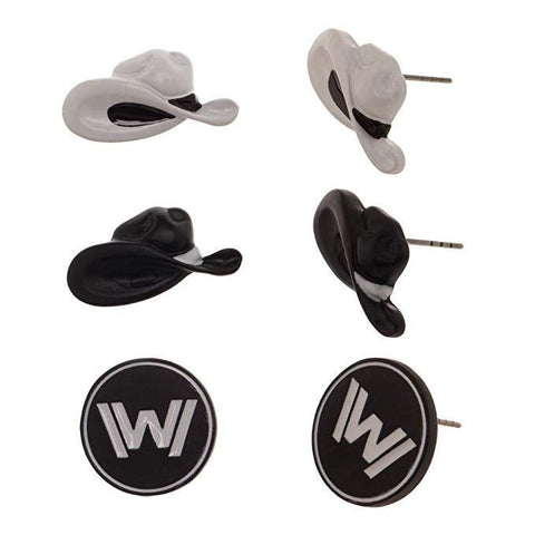 WESTWORLD JEWELRY EARRINGS WET WORLD ACCESSORIES HBO 3 PCS SET