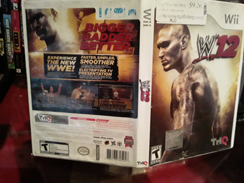 WWE 12 Wrestling Used Nintendo Wii Video Game