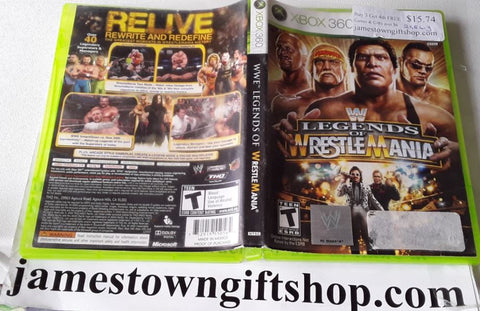 WWE Legends of Wrestlemania Used Xbox 360 Video Game