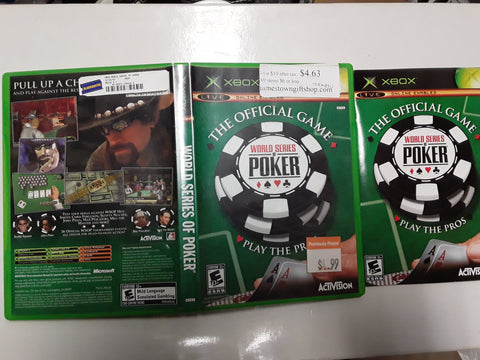 World Series of Poker Used Original Xbox Video Game