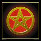 Pentagram 45 x 45 Cloth Wall Banner