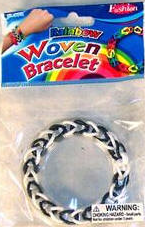 Woven Black & White Bracelet