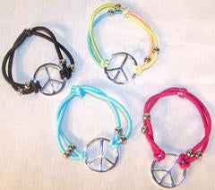 Peace Sign Rope Bracelet